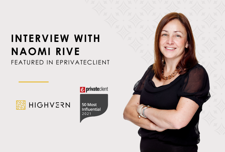 Interview with Naomi Rive featured in ePrivateClient