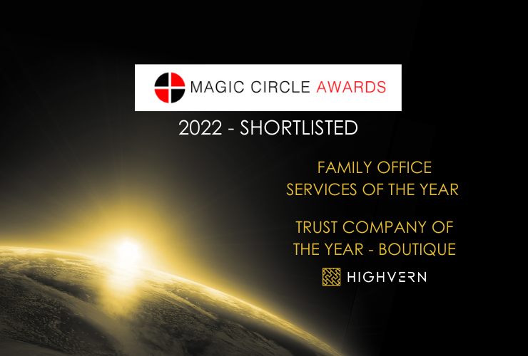 HIGHVERN shortlisted for two Magic Circle Awards