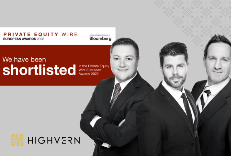 HIGHVERN shortlisted for Private Equity Wire European Award