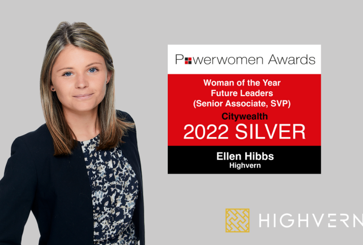 HIGHVERN’s Ellen Hibbs recognised as ‘power-woman’ in wealth industry