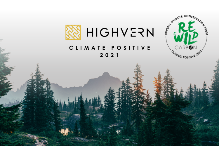 HIGHVERN is Climate Positive with Rewild Carbon