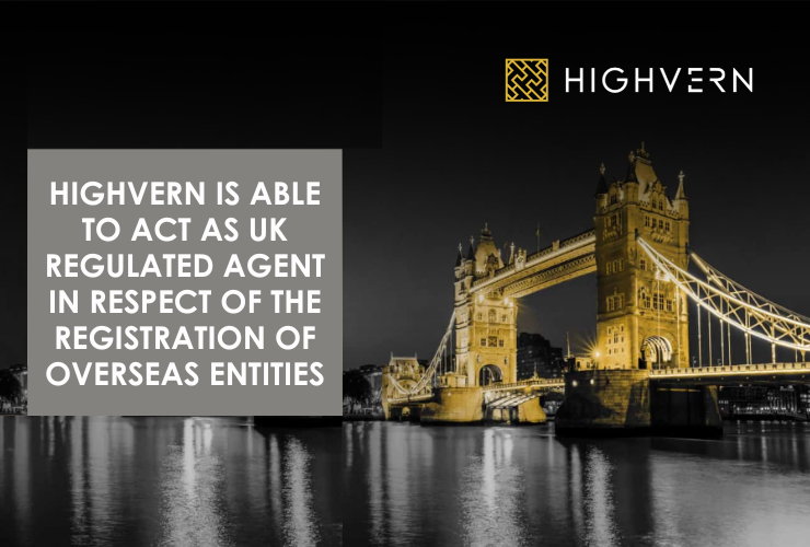 HIGHVERN as Regulated Agent for the Registration of Overseas Entities