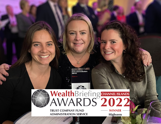 HIGHVERN wins inaugural WealthBriefing Channel Islands Award for Fund Administration
