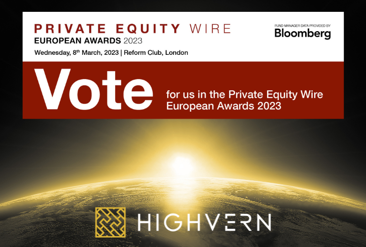 HIGHVERN shortlisted for Private Equity Wire European Awards 2023