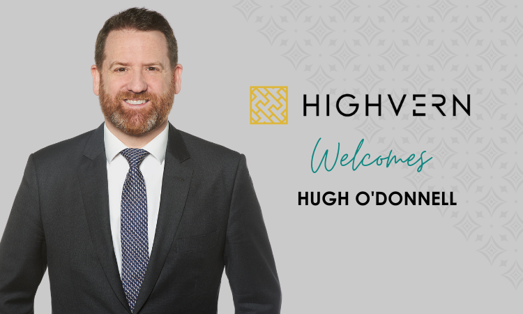 Hugh O’Donnell joins HIGHVERN’s Swiss office as Client Director