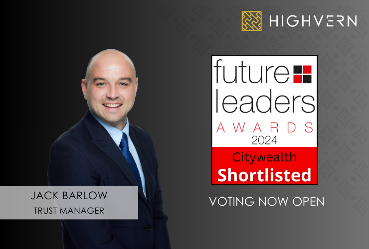 JACK BARLOW SHORTLISTED IN THIS YEAR’S CITYWEALTH FUTURE LEADERS AWARDS