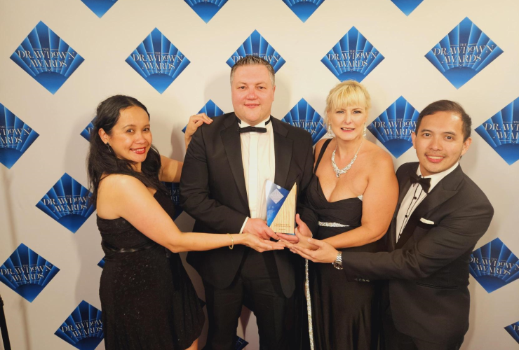 HIGHVERN Funds team celebrates win at the 2024 Drawdown Awards
