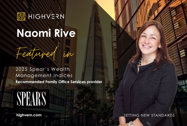 Naomi Rive Earns Spot on Spear’s Magazine Family Office Services Index