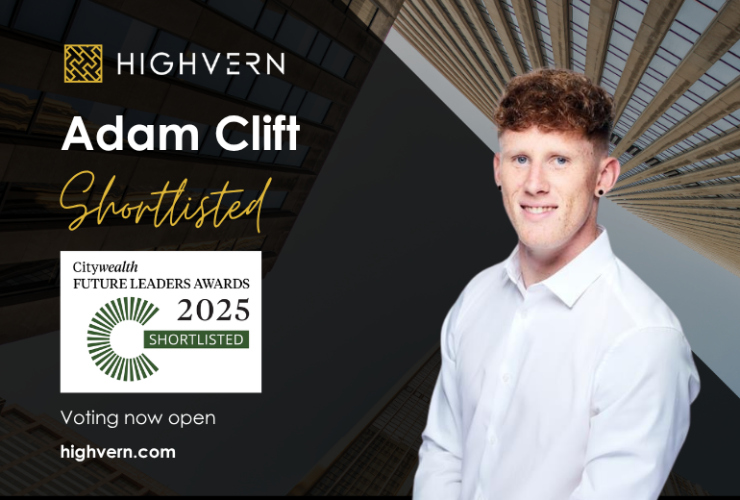 Adam Clift Shortlisted for Citywealth Future Leader Award 2025