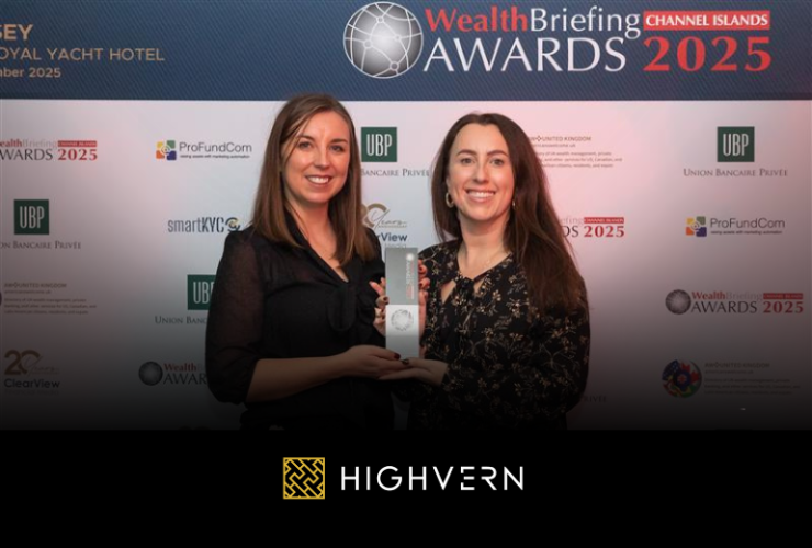 HIGHVERN receives Top Honour for Fund Administration at WealthBriefing Channel Islands 2025 Awards