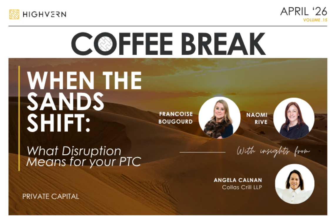 Coffee Break – When the Sands Shift: What Disruption Means for Your PTC