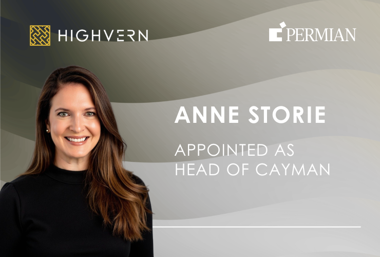 Highvern and Permian announce Anne Storie as Head of Cayman