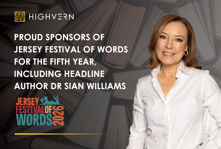 HIGHVERN RETURNS AS JERSEY FESTIVAL OF WORDS SPONSOR FOR FIFTH YEAR, BACKING HEADLINE AUTHOR DR SIAN WILLIAMS