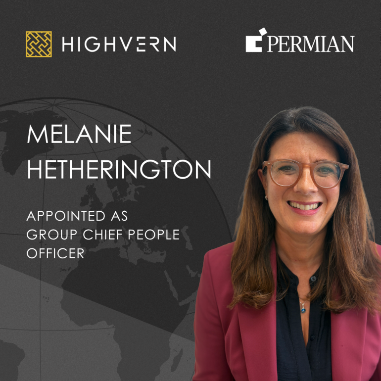 MELANIE HETHERINGTON JOINS HIGHVERN AND PERMIAN AS GROUP CHIEF PEOPLE OFFICER